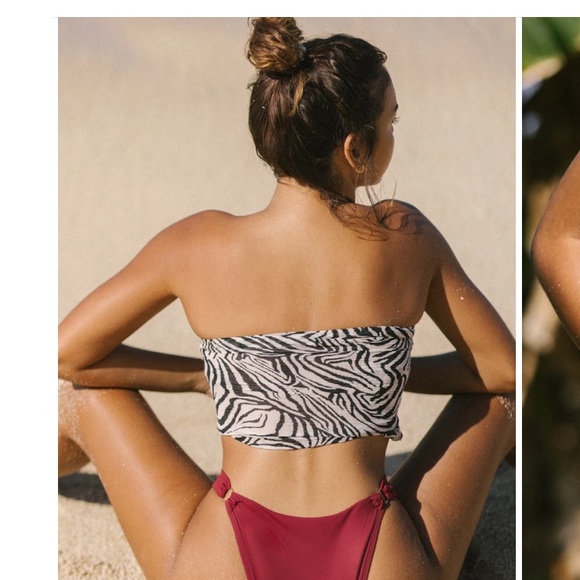 Super sexy red bikini (eco friendly) from Away That Day. Made in the UK - Picture 5 of 7